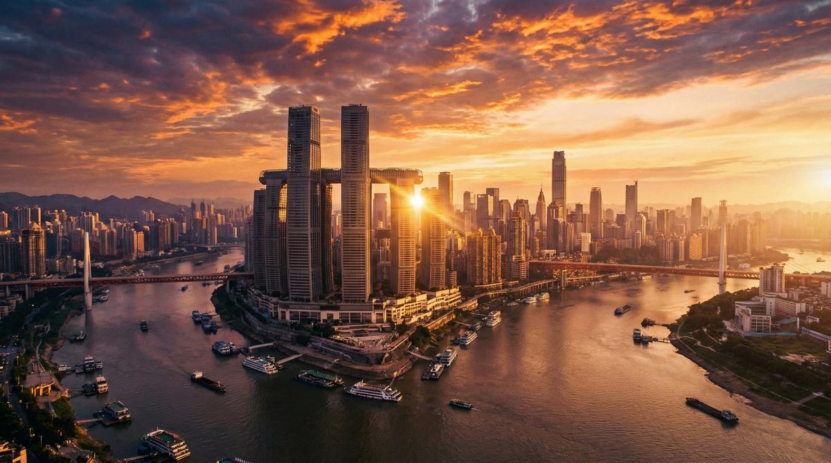 抖音风城市航拍视频教程